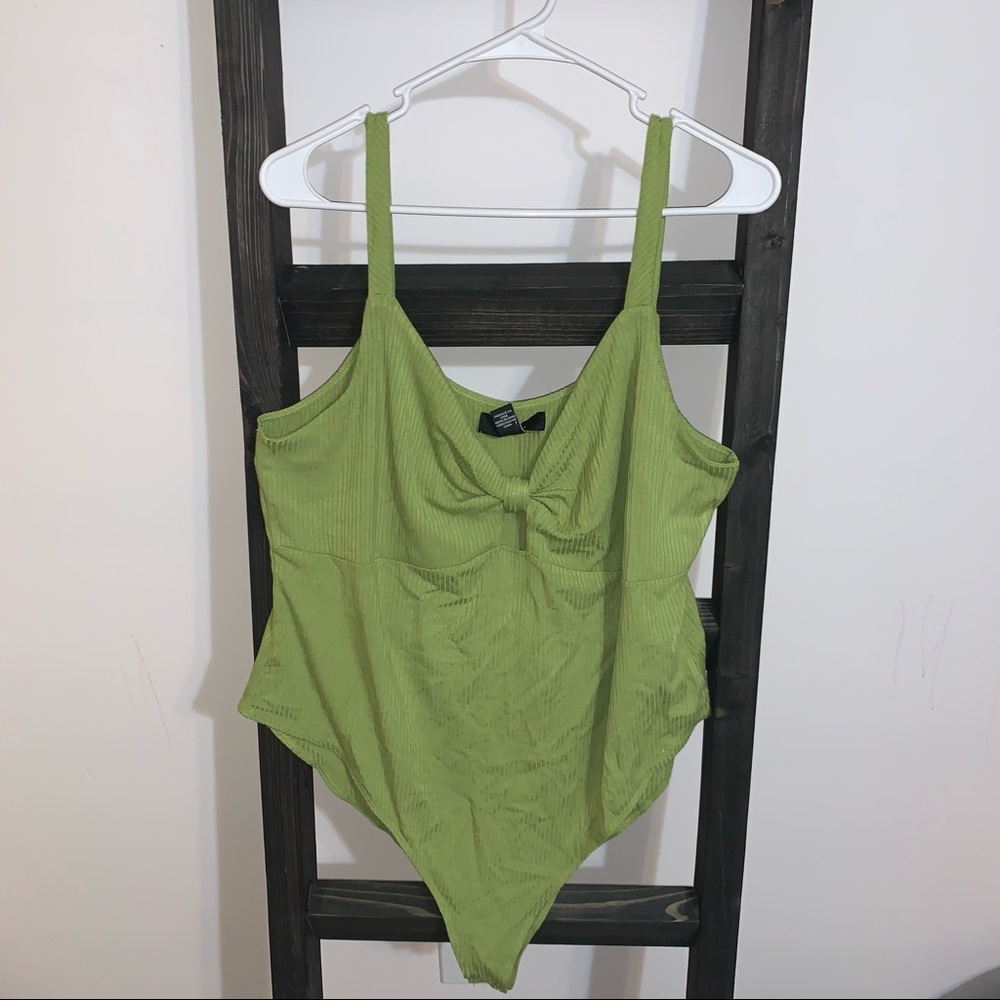 Green body suit